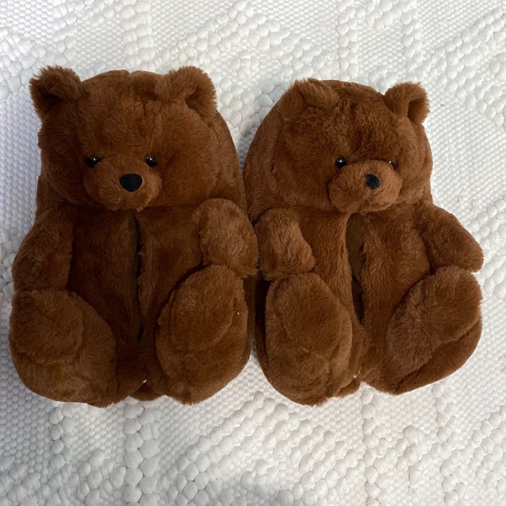 The cutest, warmest bear slippers ever!